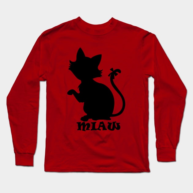 miaw Long Sleeve T-Shirt by loulousworld